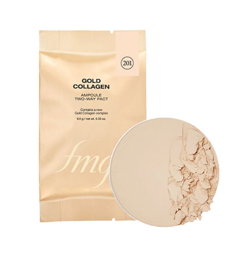 FMGT Gold Collagen Ampoule Two-Way Pact  Apricot Beige V201 - Refill