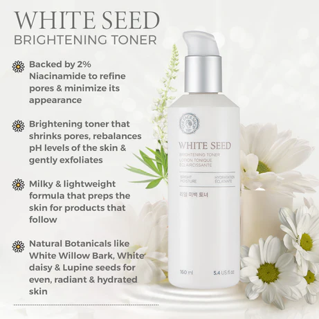 The Face Shop White Seed Brightening Toner -160ml