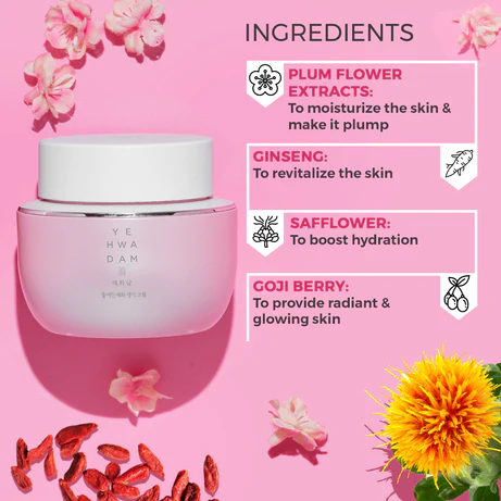 Yehwadam Plum Flower Revitalizing Cream - 50 ml