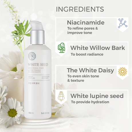 The Face Shop White Seed Brightening Toner -160ml