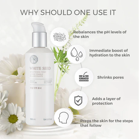 The Face Shop White Seed Brightening Toner -160ml
