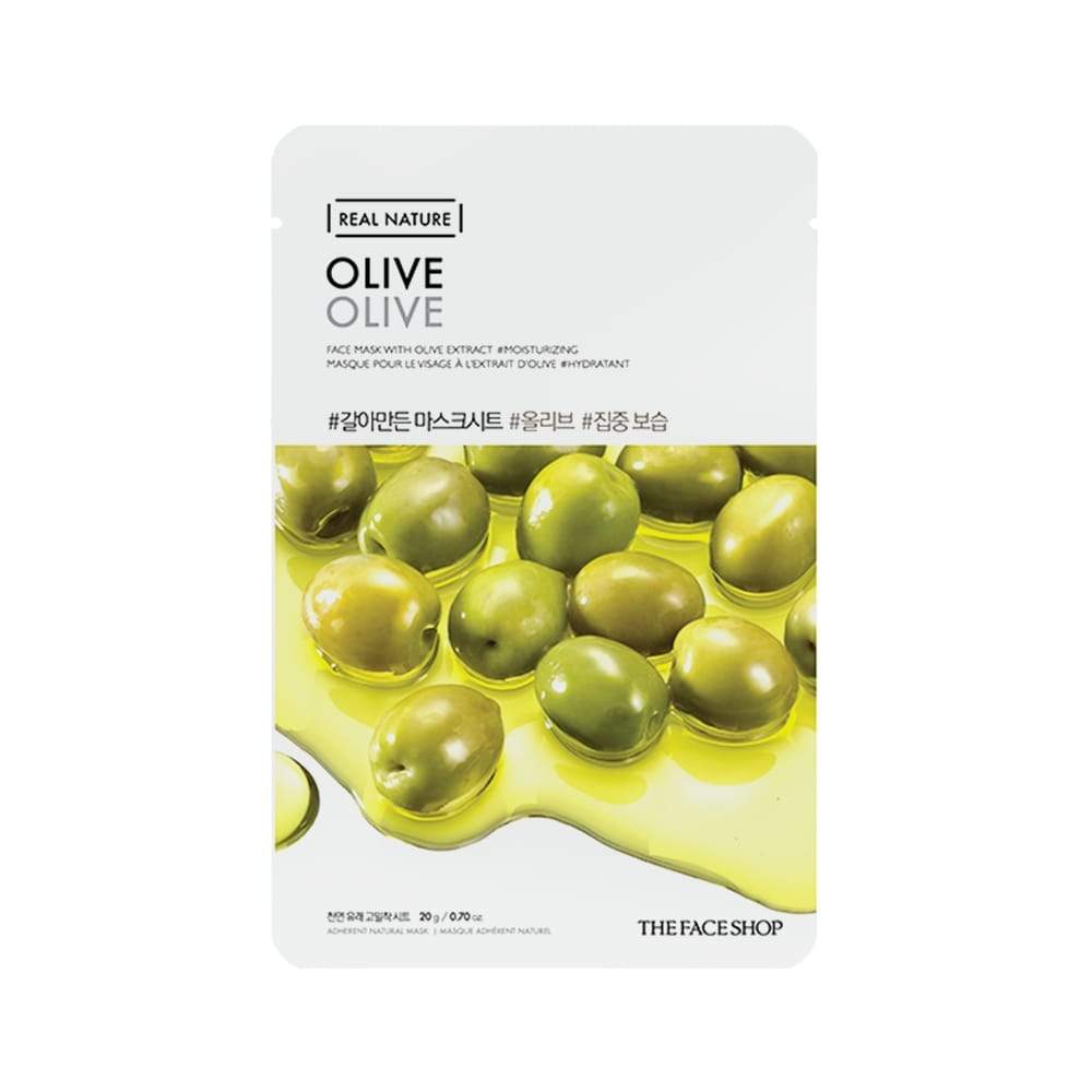 The Face Shop Real Nature Mask Sheet Olive - 20g