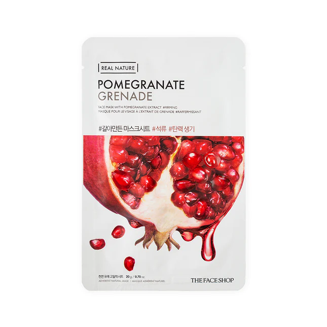 The Face Shop Real Nature Mask Sheet Pomegranate - 20g