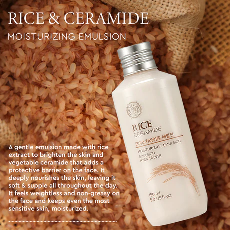 The Face Shop Rice Ceramide Moisturizing Emulsion - 150 ml