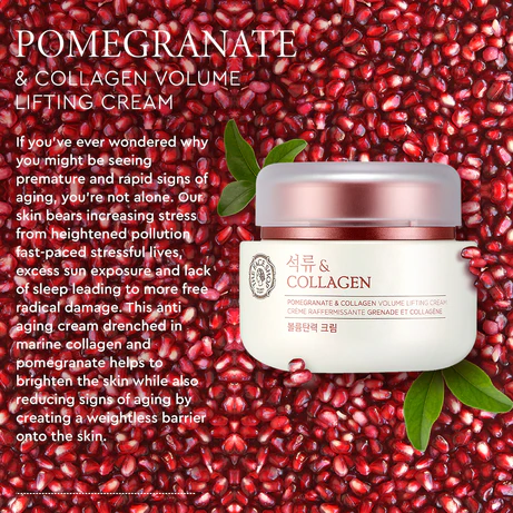 The Face Shop Pomegranate & Collagen Volume Lifting Cream - 100ml