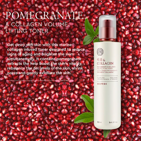 The Face Shop Pomegranate & Collagen Volume Lifting Toner - 160ml