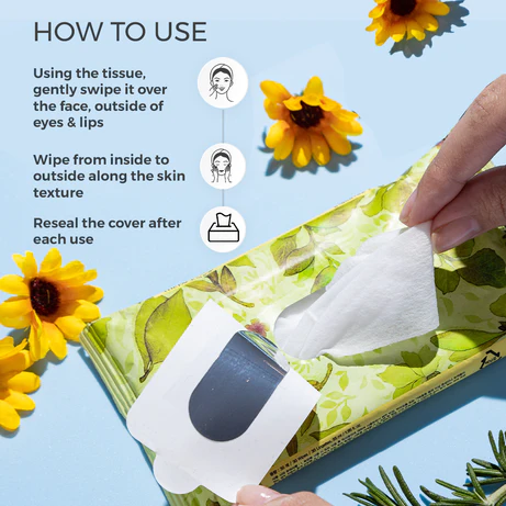 The Face Shop Herb Day Cleansing Wipes (70wipes)