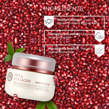 The Face Shop Pomegranate & Collagen Volume Lifting Eye Cream - 50ml
