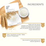 Real Nature Mask Sheet Rice -  20g