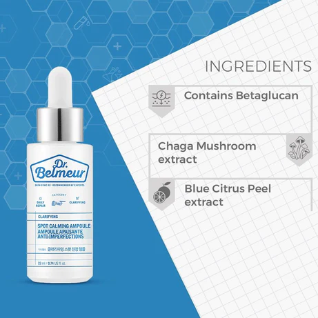 Dr.Belmeur Clarifying Spot Calming Ampoule - 22 ml