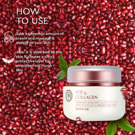 The Face Shop Pomegranate & Collagen Volume Lifting Cream - 100ml