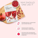 The Face Shop Real Nature Mask Sheet Pomegranate - 20g