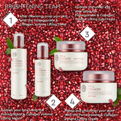 The Face Shop Pomegranate & Collagen Volume Lifting Cream - 100ml