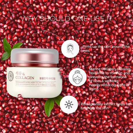 The Face Shop Pomegranate & Collagen Volume Lifting Eye Cream - 50 ml