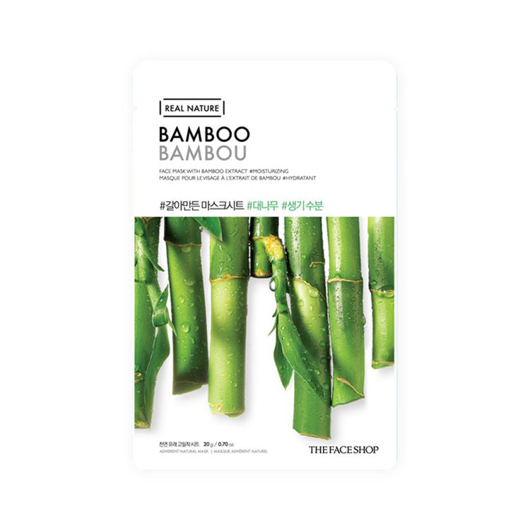 The Face Shop Real Nature Mask Sheet Bamboo - 20g
