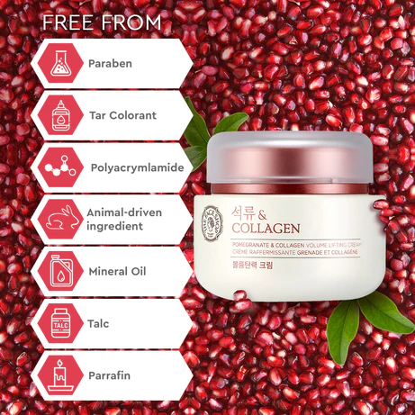 The Face Shop Pomegranate & Collagen Volume Lifting Cream - 100ml