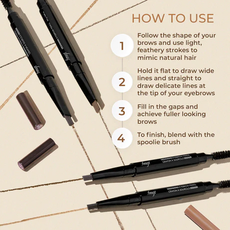 FMGT Designing Eyebrow Pencil 02 Gray Brown - 0.3g