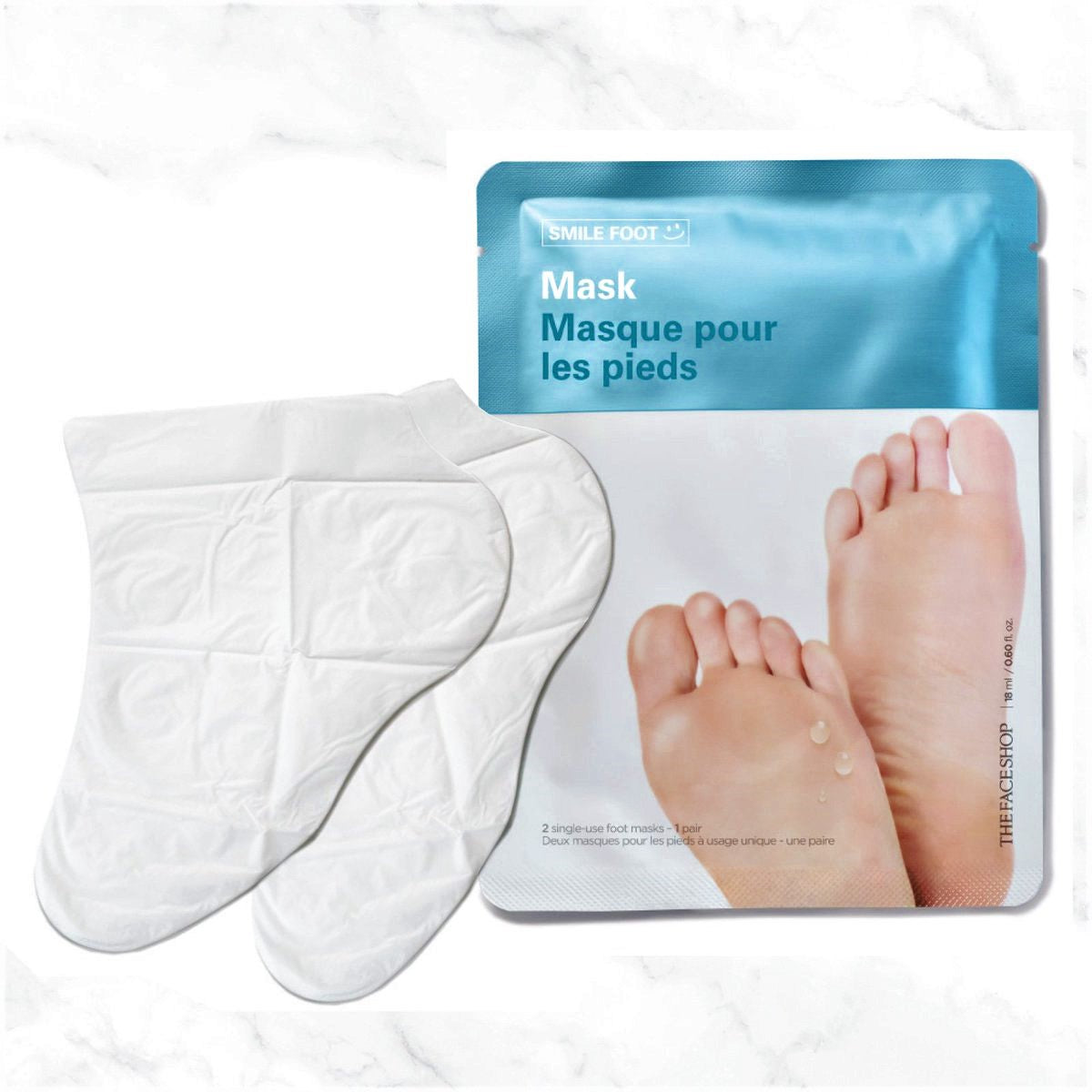 The Face Shop Smile Foot Mask -(Pack of 2)