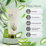 The Face Shop Herb Day 365 Facial Foaming Cleanser Aloe & Green tea - 170ml