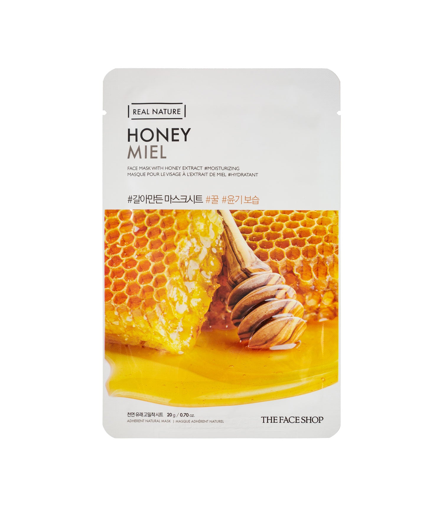 The Face Shop Real Nature Mask Sheet Honey - 20g