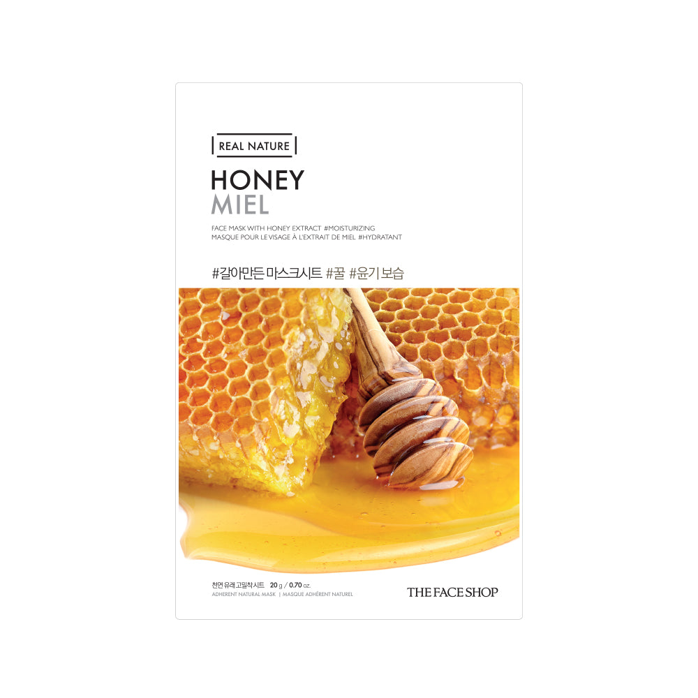 The Face Shop Real Nature Mask Sheet Honey - 20g