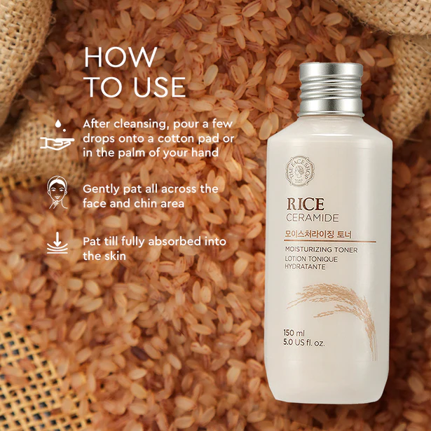 The Face Shop Rice Ceramide Moisturizing Toner - 150ml