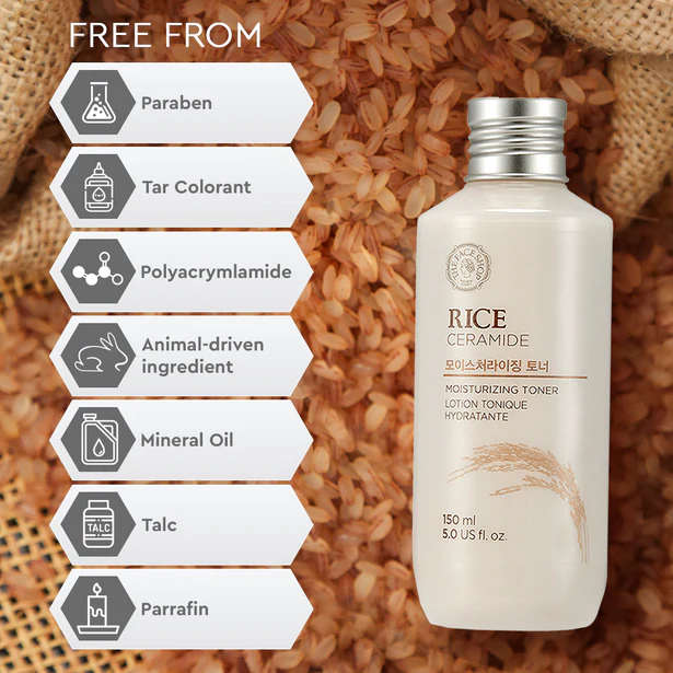 The Face Shop Rice Ceramide Moisturizing Toner - 150ml