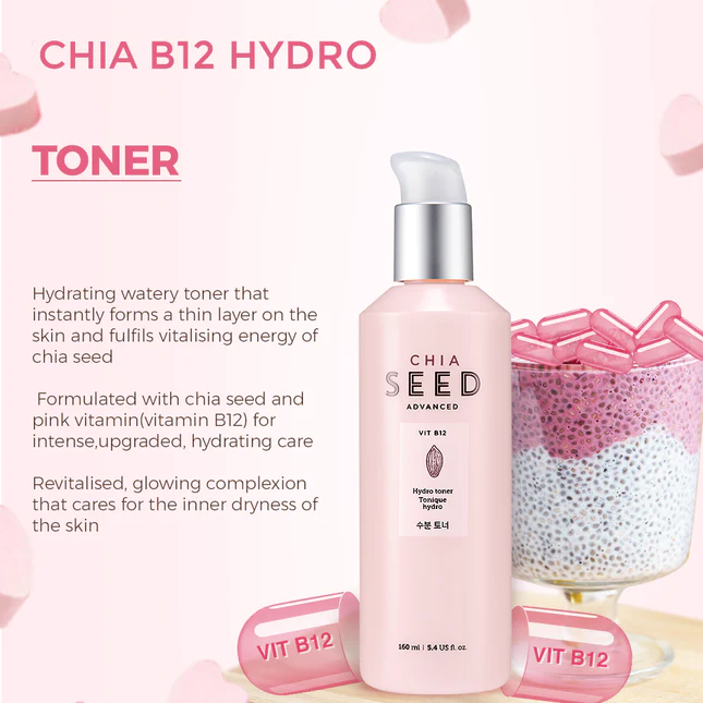The Face Shop Chia Seed Hydro Toner - 160ml