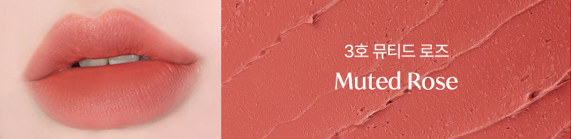 NEW BOLD VELVET LIPSTICK 03 MUTED ROSE